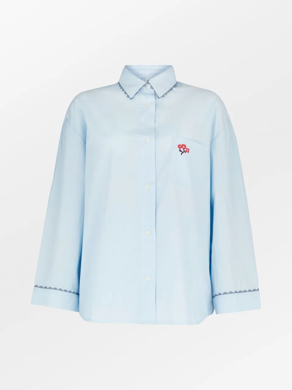 becks-ndergaard-scallop-flotile-pyjamahemd-skyway-blue image 1