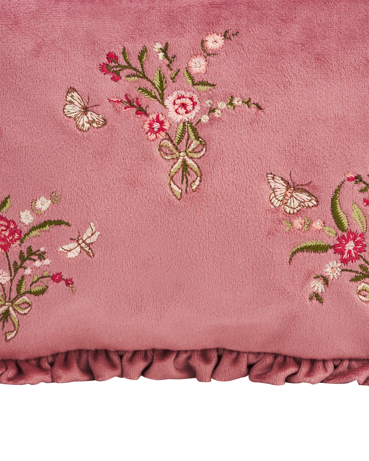 fable-england-floral-posy-pouch-samt-rosa-bestickt-m image 6