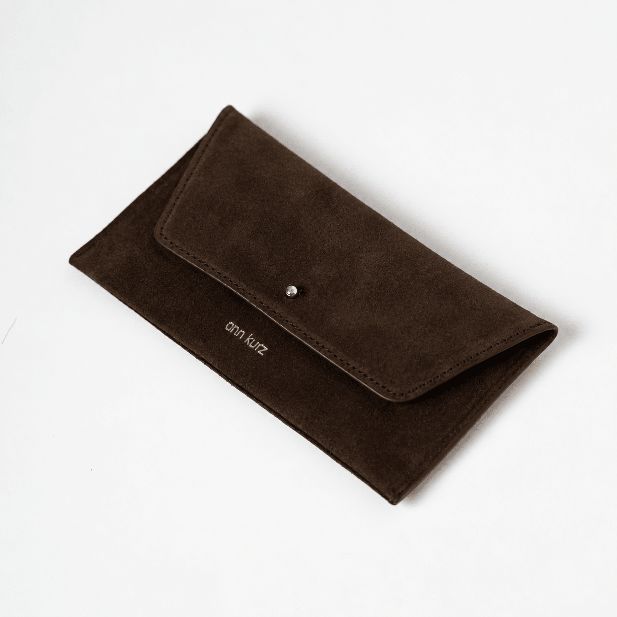 ann-kurz-mini-envelope-geldb-rse-suede-mocha-mit-kartenf-cher image 1