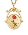 fable-england-jewellery-r-initial-halskette-ros-gold-rose image 3