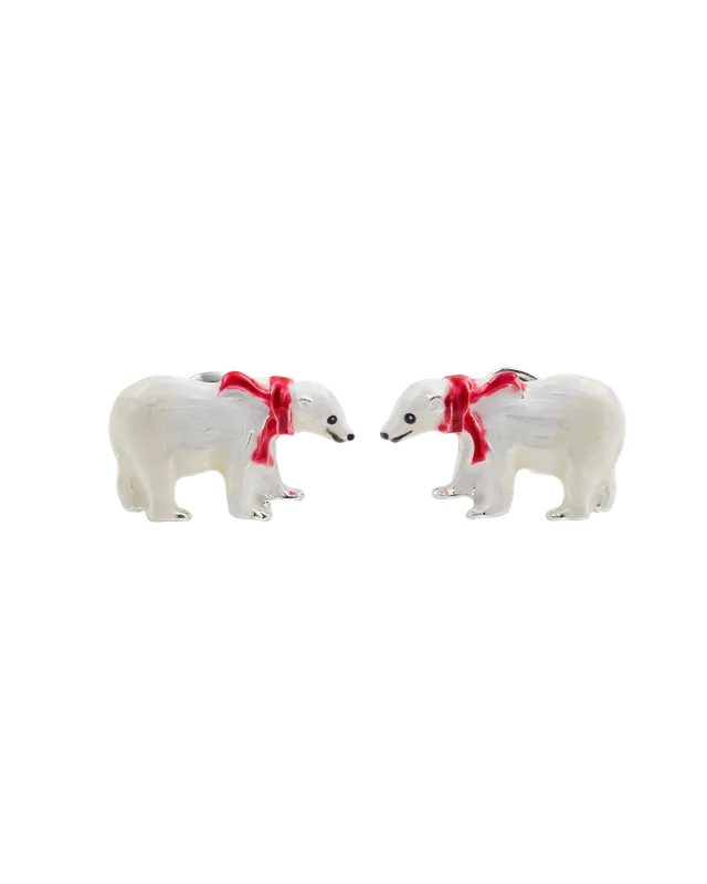 fable-england-jewellery-cosy-polar-bear-ohrstecker-silber-eisb-r image 1