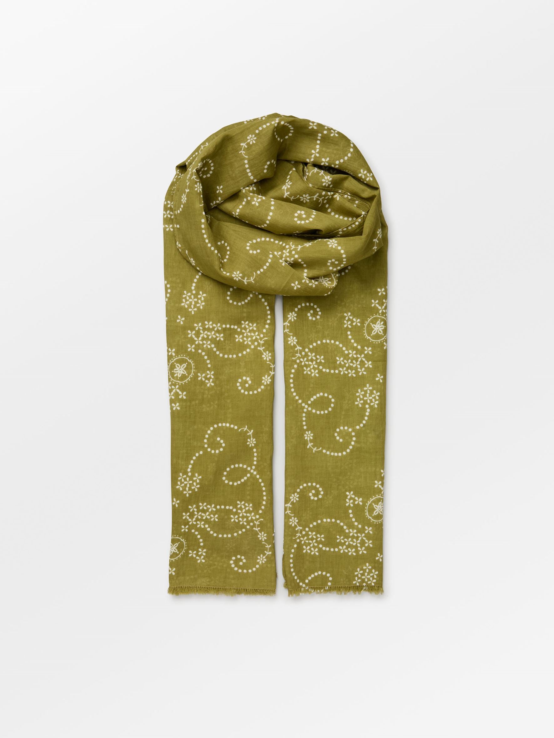 becks-ndergaard-anglaisia-long-cotta-schal-green-moss-baumwolle image 3