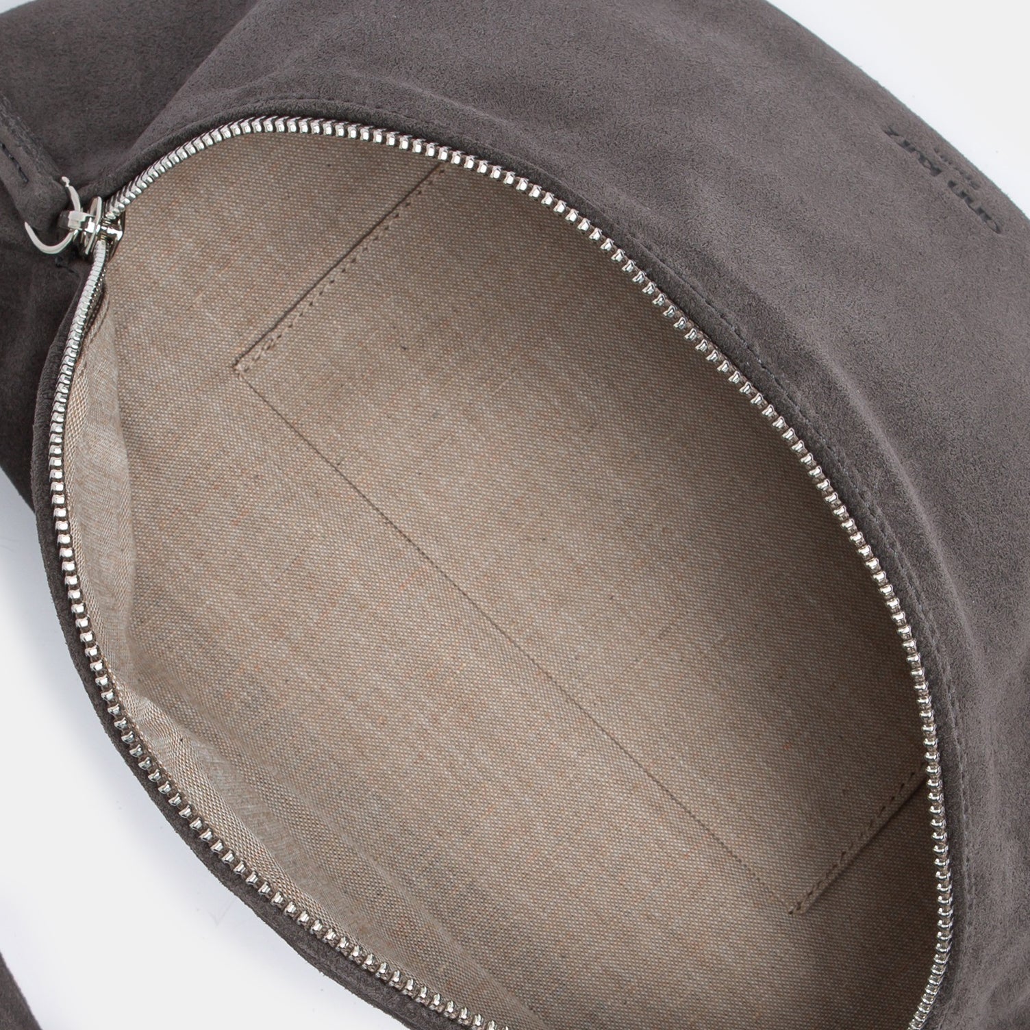 ann-kurz-fanny-pack-large-suede-bottle-green-bauchtasche-leder image 5