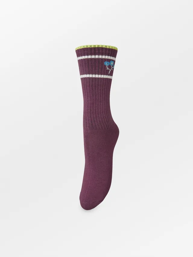 becks-ndergaard-sporty-flotile-cotta-socken-fig-red-37-39 image 1
