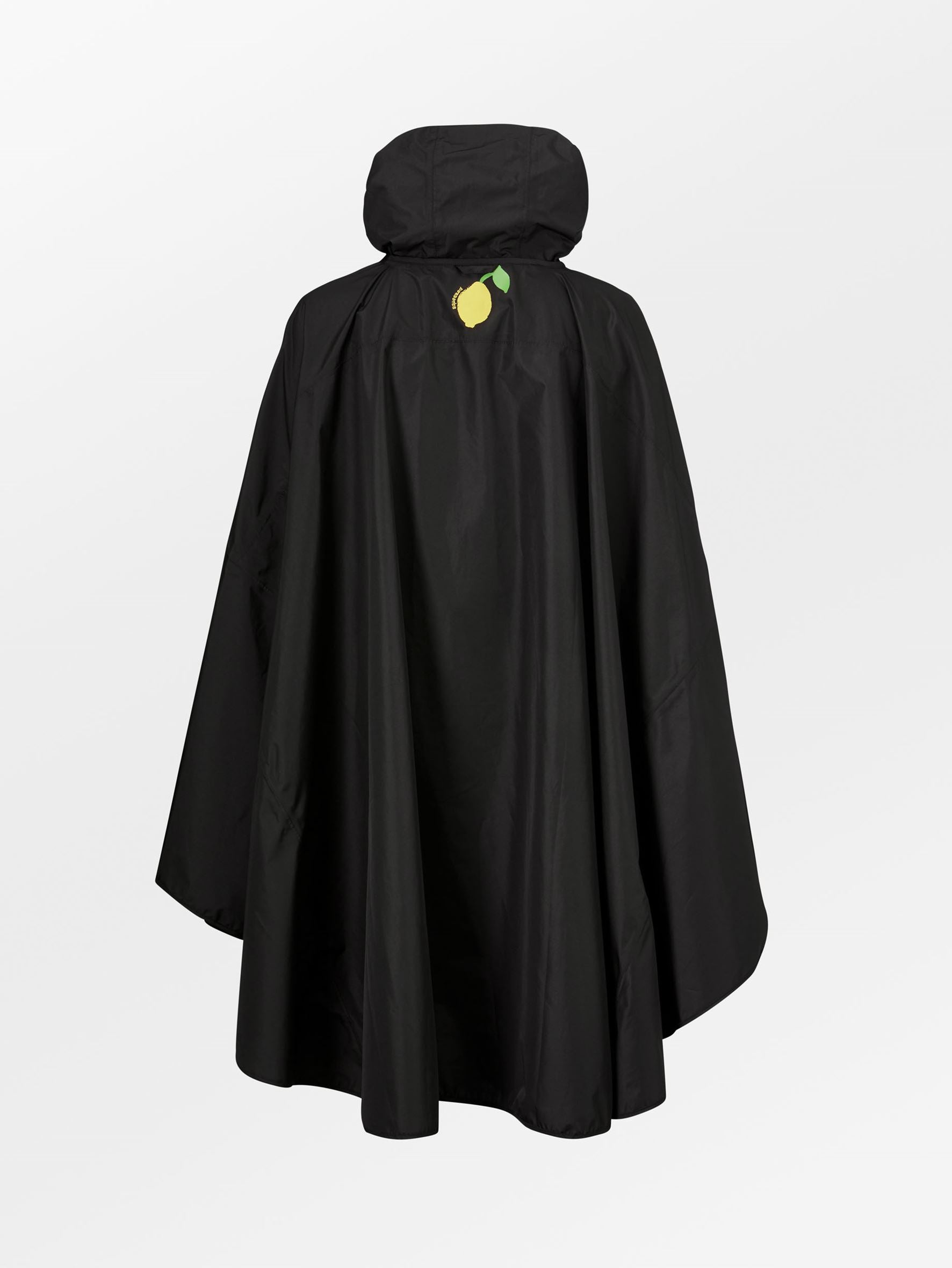 becks-ndergaard-solid-rain-cape-schwarz-regenponcho image 1