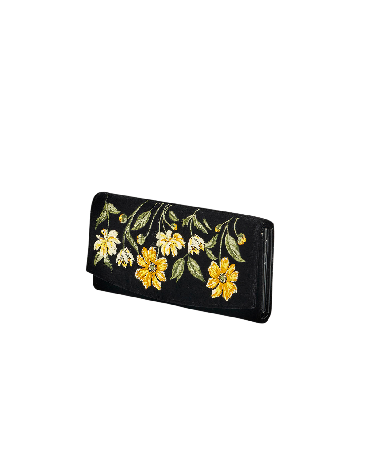 fable-england-botanical-samt-clutch-schwarz-gelb-large image 4