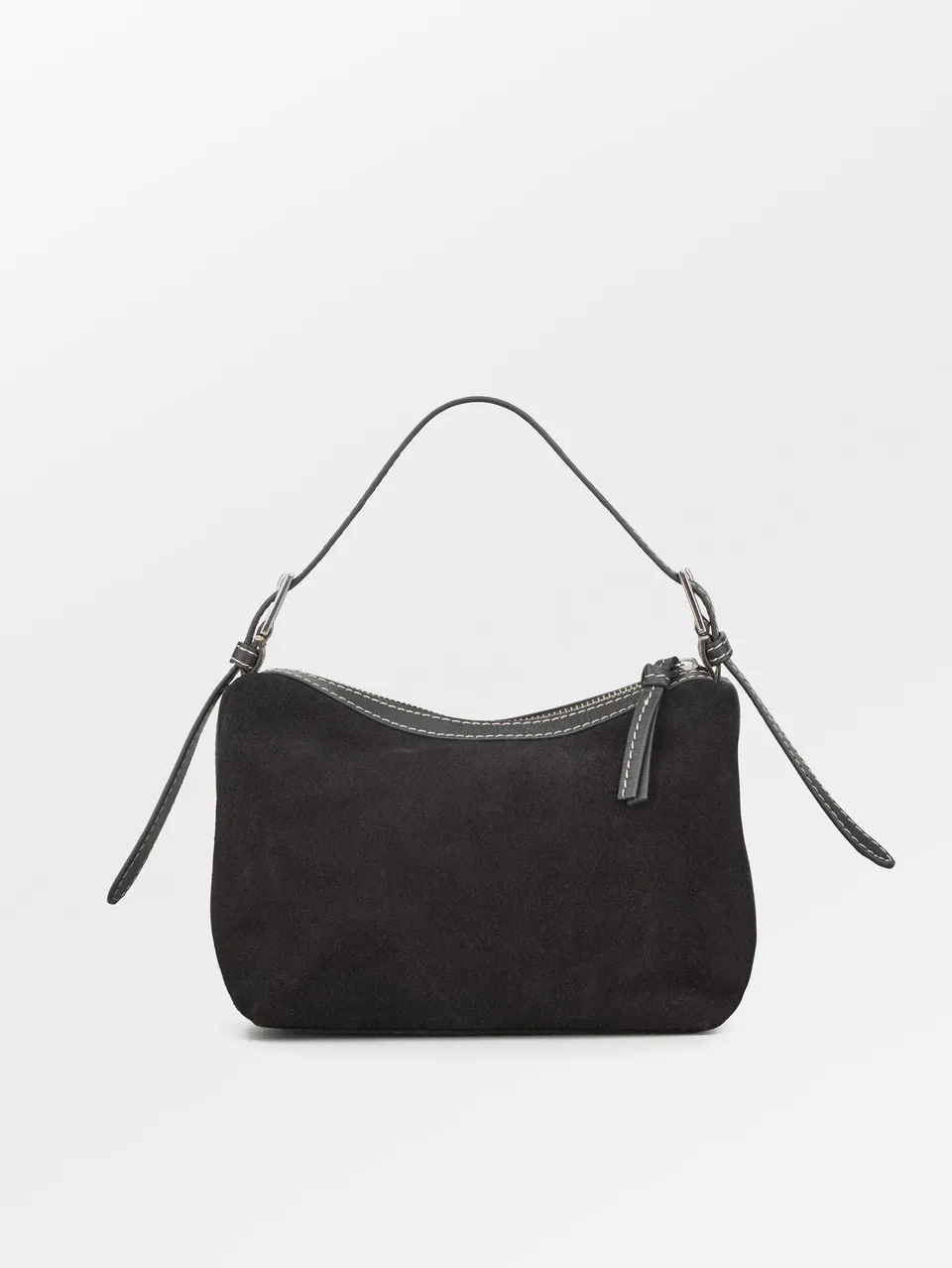 becks-ndergaard-bags-suede-gwen-bag-tasche-schwarz-19x15-velours image 1