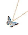 fable-england-enamel-blue-butterfly-halskette-kurz-blau image 4