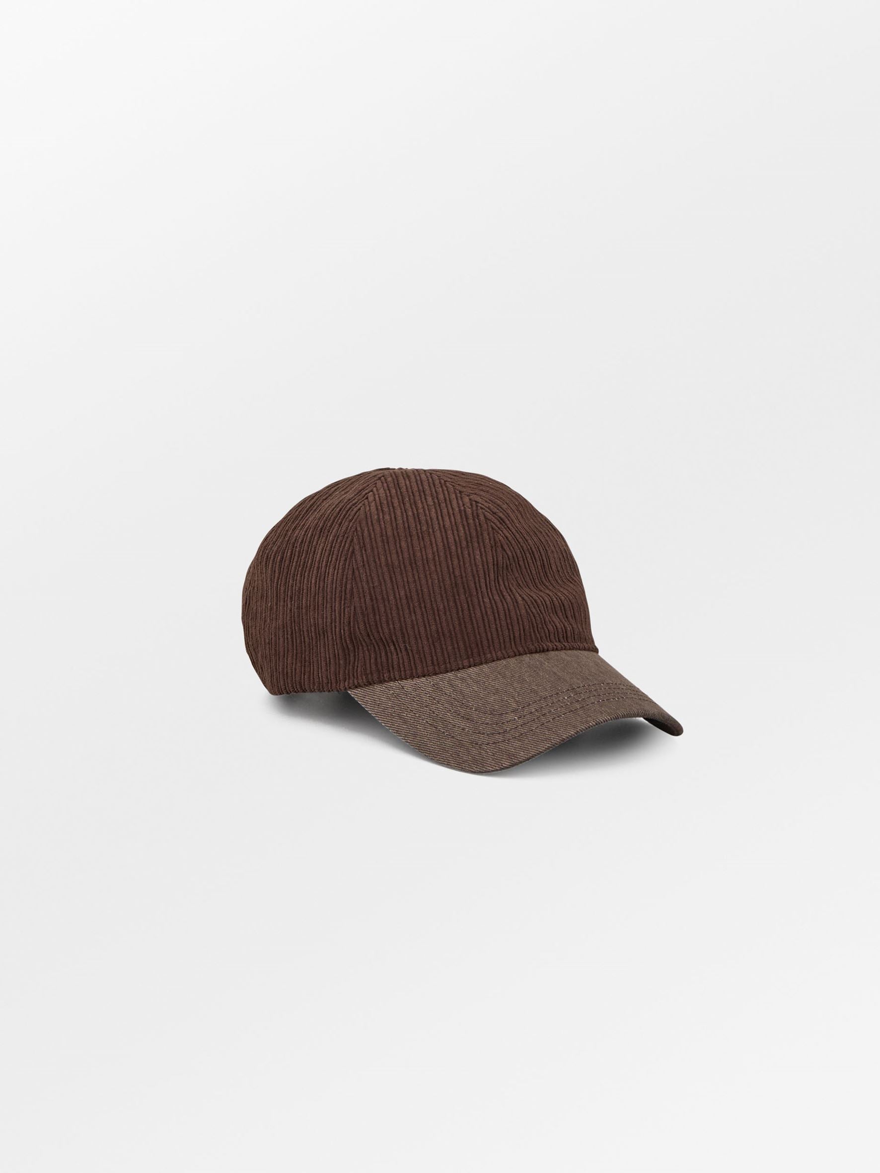 becks-ndergaard-accessories-malvi-corduroy-cap-braun-baumwolle image 1