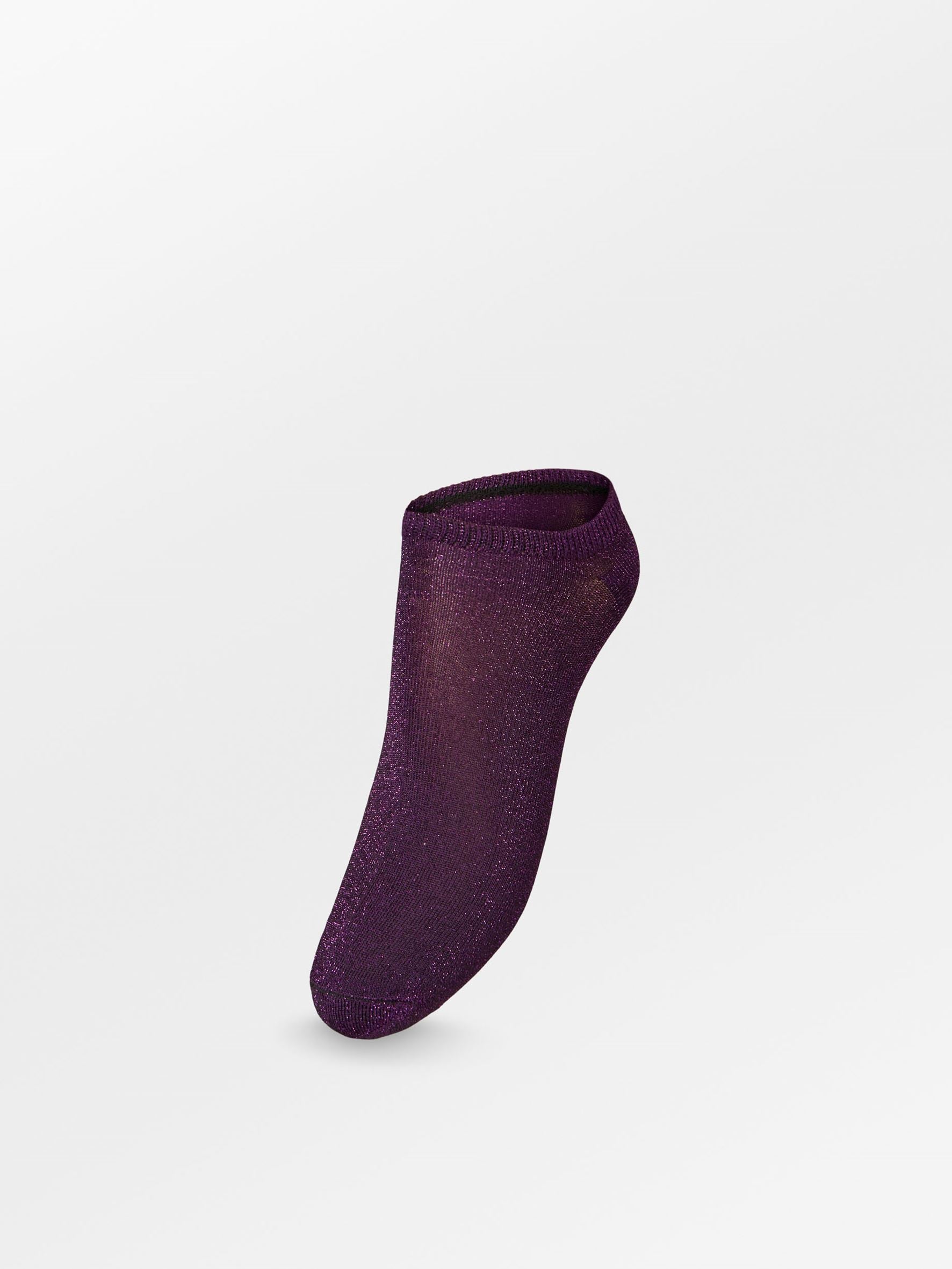 becks-ndergaard-solid-glitter-sneakie-socken-sunset-purple-37-39 image 1