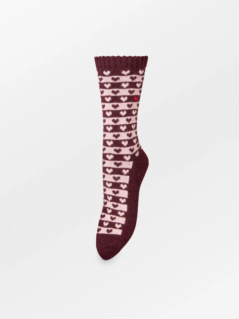 becks-ndergaard-felta-glitter-socken-zinfandel-burgundy-37-39 image 1