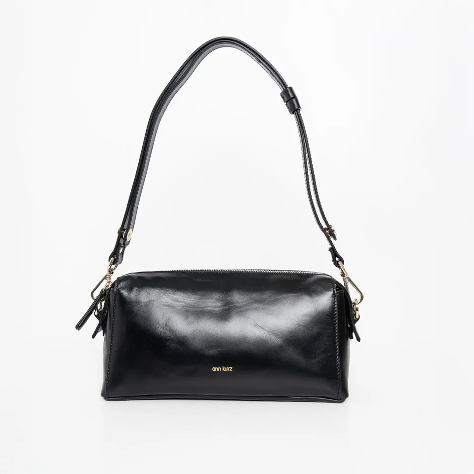 ann-kurz-light-shoulder-schultertasche-schwarz-gold-leicht image 1