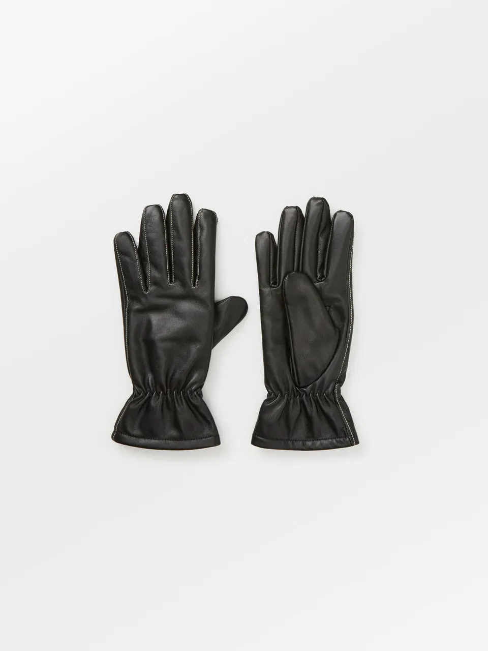 becks-ndergaard-smooth-leather-gloves-lederhandschuhe-schwarz-gr-7 image 1