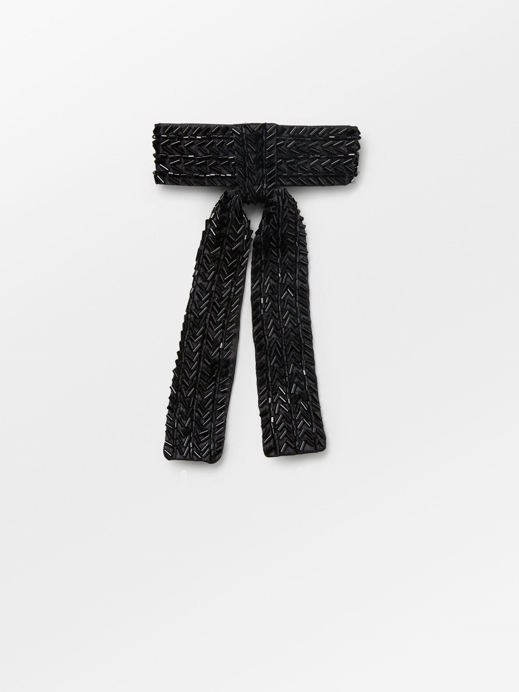 becks-ndergaard-merry-beaded-bow-schleife-schwarz-glasperlen image 1
