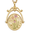 fable-england-x-initial-xeranthemum-halskette-gold image 3