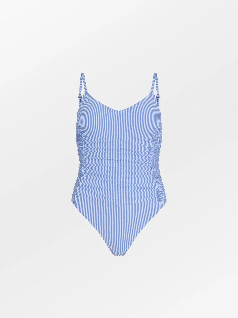 becks-ndergaard-striba-gathered-bea-badeanzug-blau-s-xl image 1