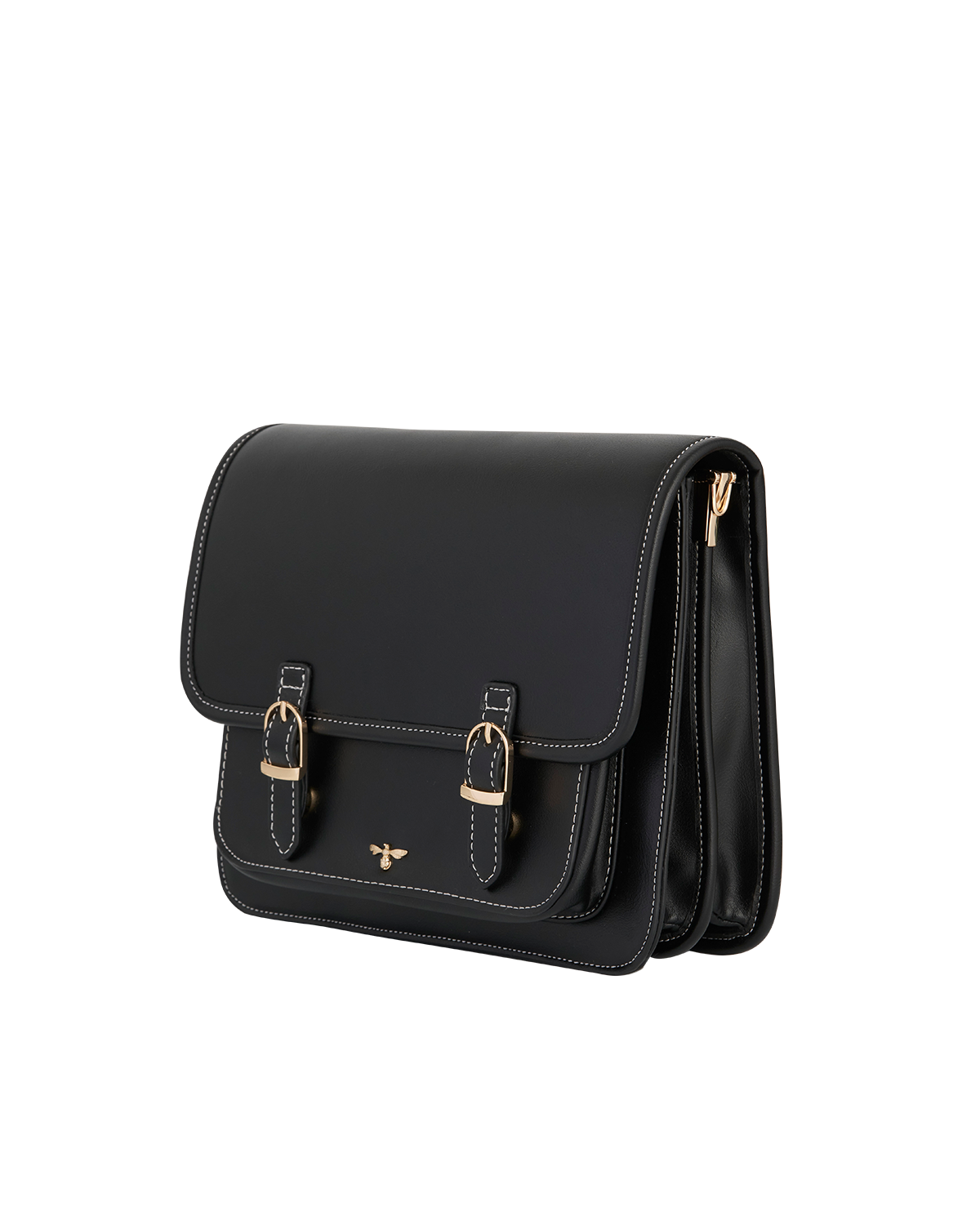 fable-england-black-satchel-handtasche-schwarz-pilz-26cm image 6