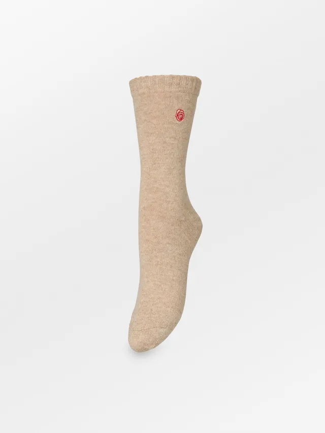 becks-ndergaard-rosea-wola-socken-wolle-beige-melange image 1