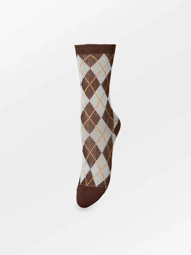 becks-ndergaard-argyle-cotta-sock-socken-braun-37-39 image 1