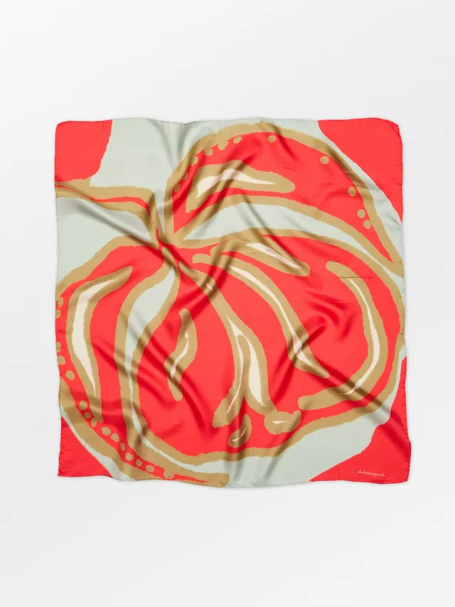 becks-ndergaard-graphiflora-sia-seidentuch-65x65-grenadine-red image 1