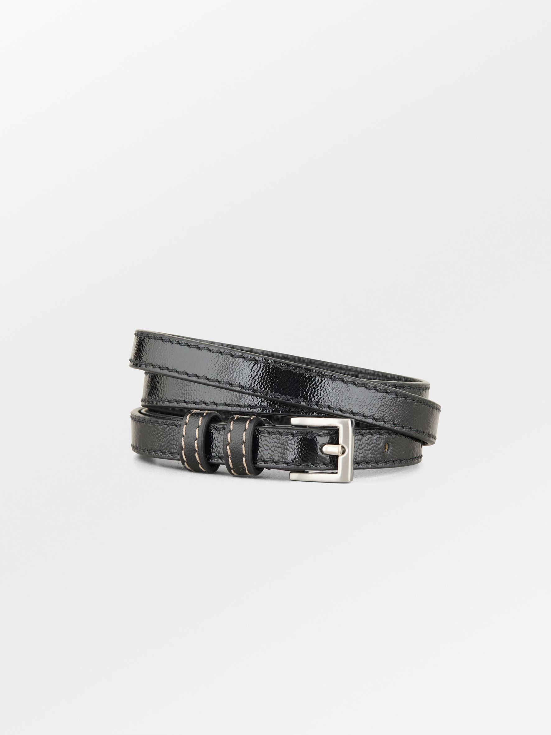becks-ndergaard-sheeny-aria-g-rtel-leder-schwarz-m-l-95cm image 1