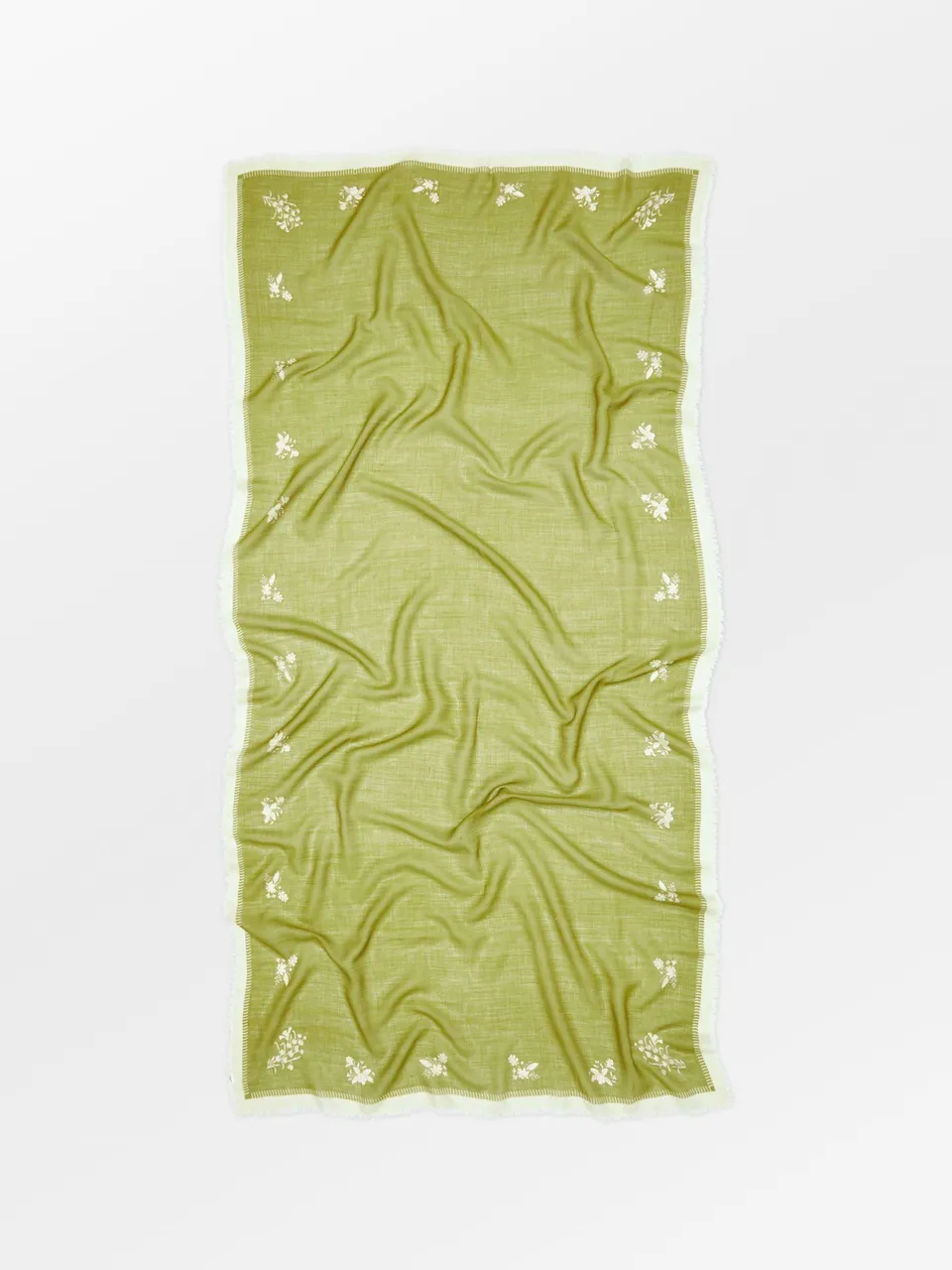 becks-ndergaard-flostella-siw-schal-wolle-seide-gr-n-100x200 image 1