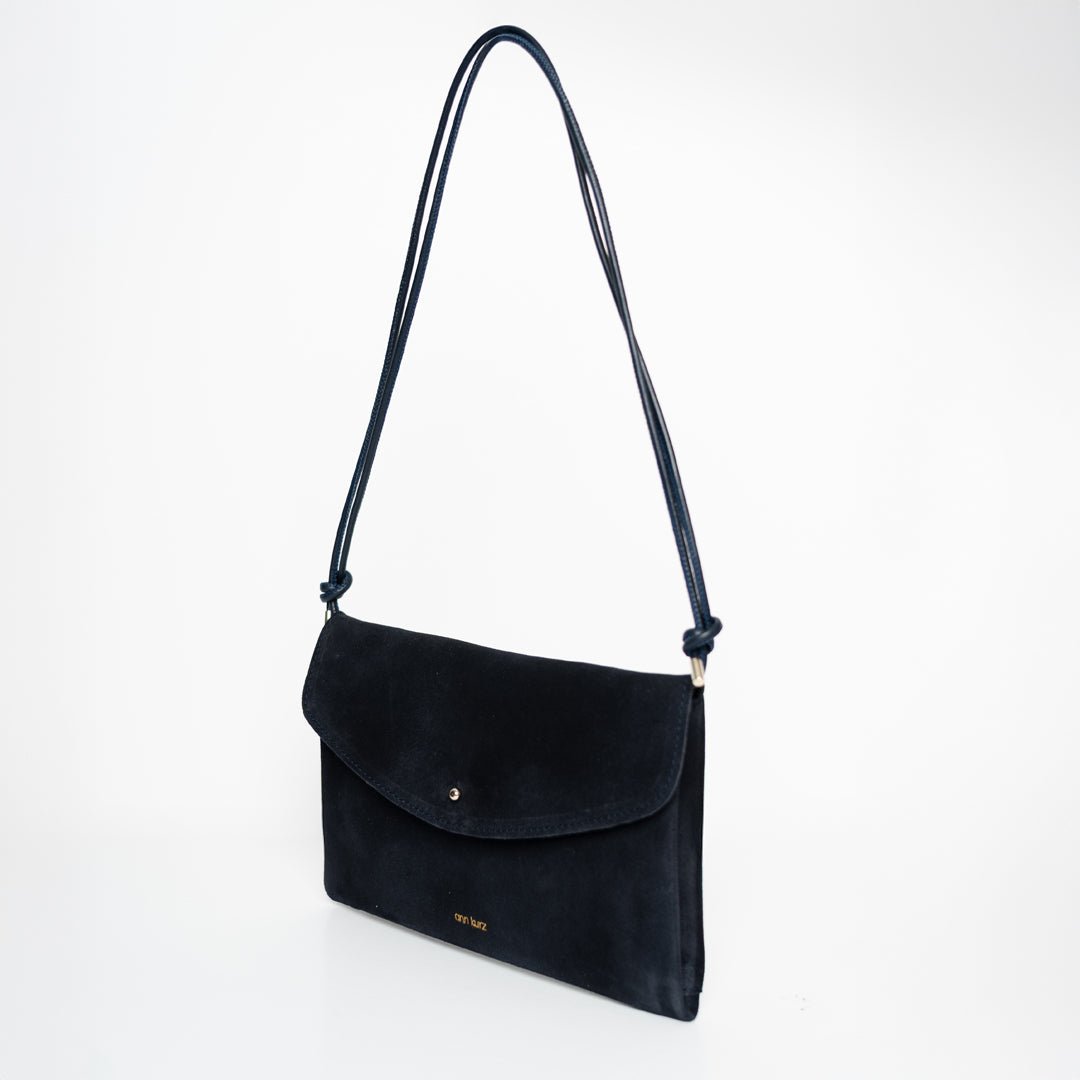 ann-kurz-cute-clutch-clutch-suede-navy-22-cm image 5