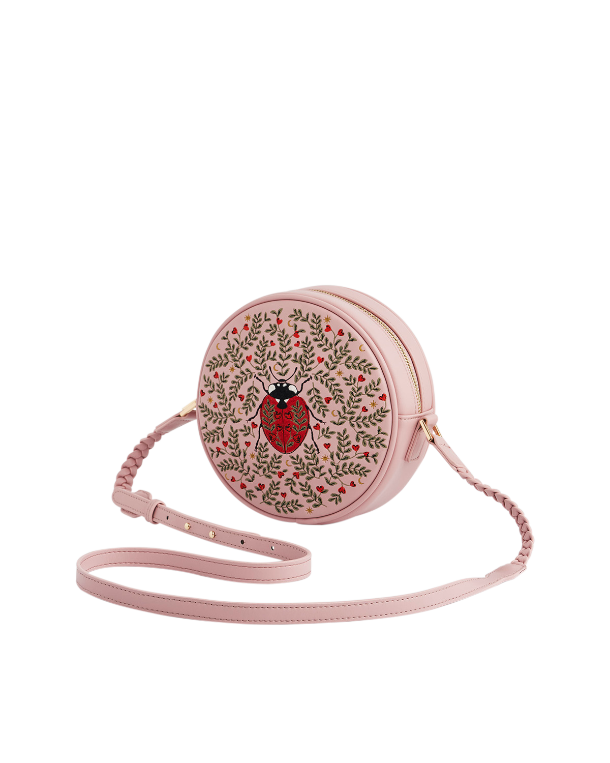 fable-england-chloe-ladybird-tasche-rosa-rund image 4